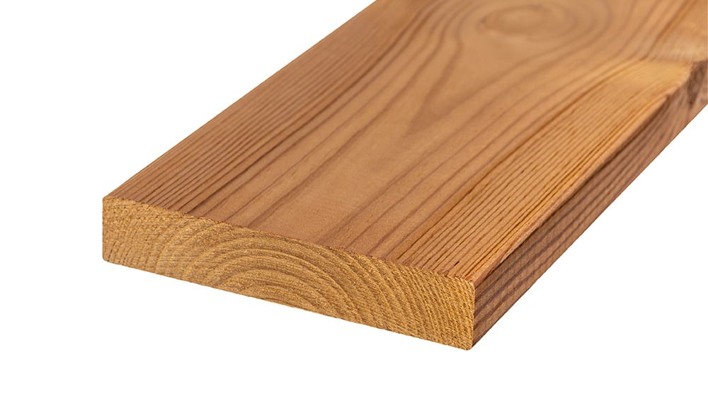 Thermory Decking Consistent Pine Color | Thermory Benchmark Pine Distributor | Heartwood Pine