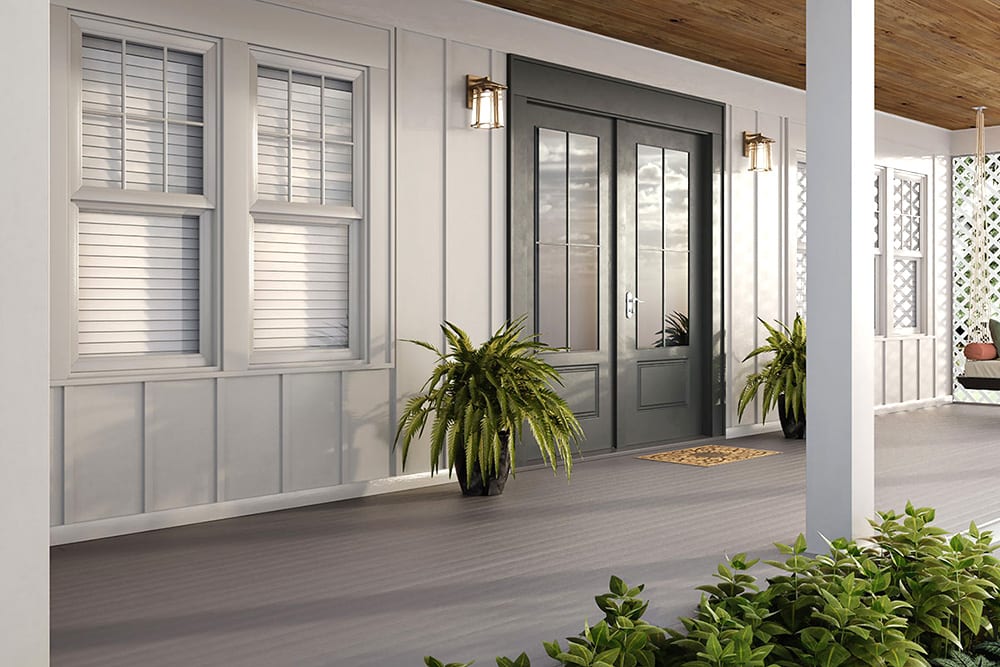 Deckorators Porch Flooring | Deckorators Eovations Porch Flooring | Decorators Kettle Gray Porch | Composite Porch Flooring